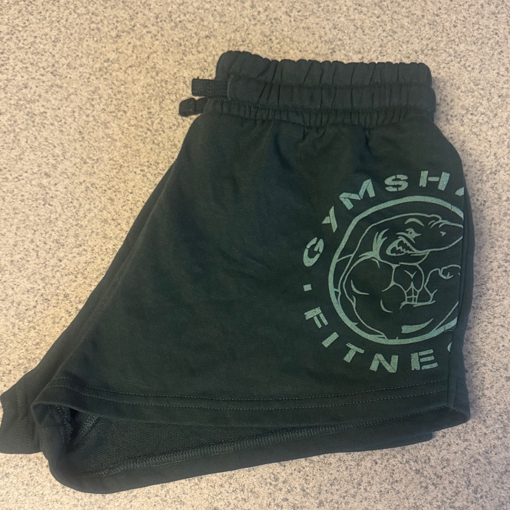 Gymshark Dark Green Fitness Shorts